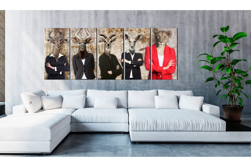 Tavla Me And The Rest 200x80 - Artgeist sp. z o. o. - Inredning & dekor - Tavlor & konst - Canvastavla