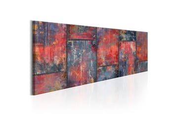 TAVLA Metal Mosaic: Red 135x45