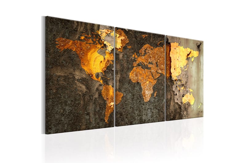 Tavla Metal World 120X60 Flerfärgad, Artgeist sp. z o. o.