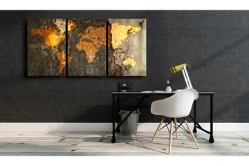 Tavla Metal World 60x30 - Artgeist sp. z o. o. - Inredning & dekor - Tavlor & konst - Canvastavla