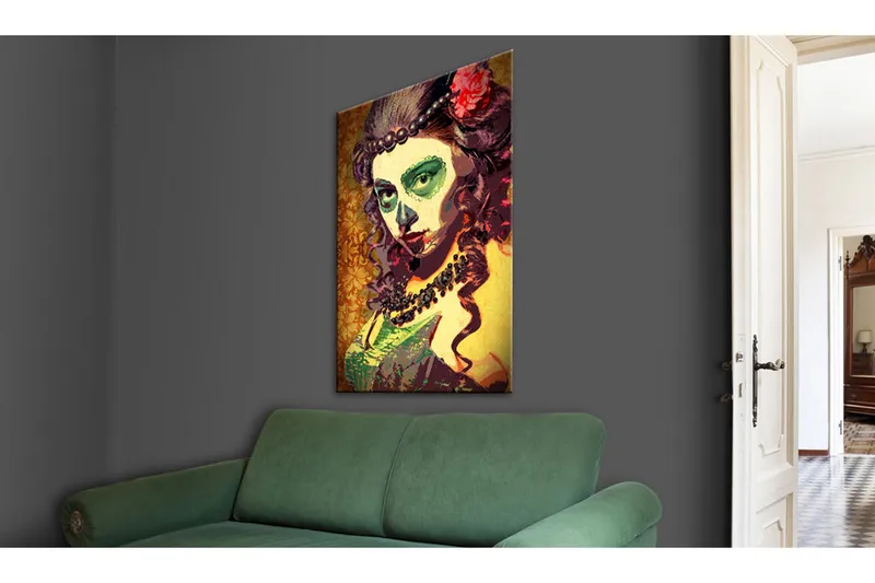 Tavla Mexican Skull 60X90 Flerfärgad - Artgeist sp. z o. o. - Inredning & dekor - Tavlor & konst - Canvastavla