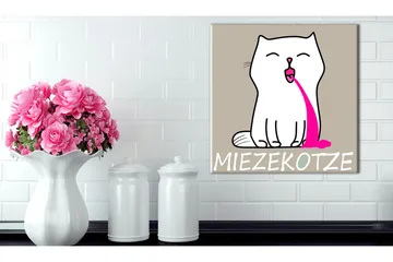 Tavla Miezekotze 40x40 - Artgeist sp. z o. o. - Inredning & dekor - Tavlor & konst - Canvastavla