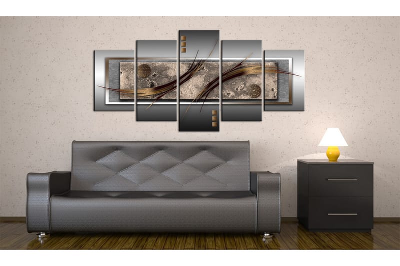 Tavla Modern Chic 100X50 Brun|Vit - Artgeist sp. z o. o. - Inredning & dekor - Tavlor & konst - Canvastavla