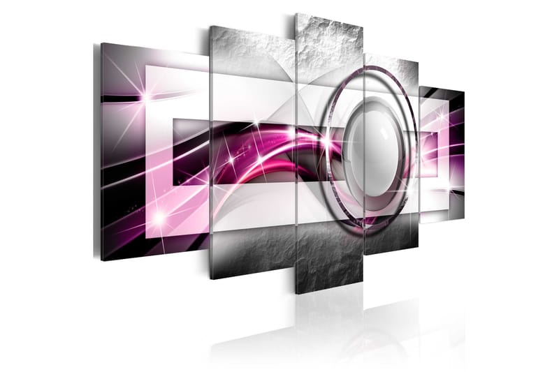 Tavla Modern Pink 200X100 Rosa|Vit - Artgeist sp. z o. o. - Inredning & dekor - Tavlor & konst - Canvastavla