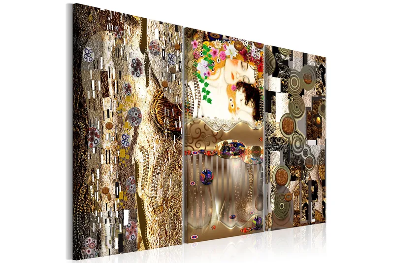 Tavla Mom With Child 3 Parts 90x60, Artgeist sp. z o. o.