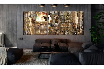 Tavla Mom With Child 5 Parts Narrow 200x80 - Artgeist sp. z o. o. - Inredning & dekor - Tavlor & konst - Canvastavla