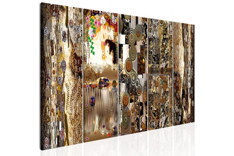 Tavla Mom With Child 5 Parts Narrow 225X90 Flerfärgad - Artgeist sp. z o. o. - Inredning & dekor - Tavlor & konst - Canvastavla