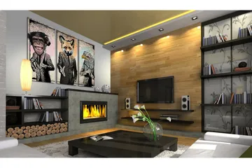 Tavla Monkey Business 120x80 - Artgeist sp. z o. o. - Inredning & dekor - Tavlor & konst - Canvastavla