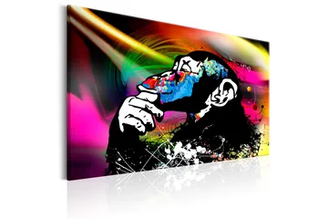 Tavla Monkey Disco 120x80 - Artgeist sp. z o. o. - Inredning & dekor - Tavlor & konst - Canvastavla