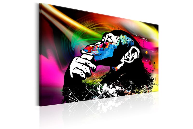 Tavla Monkey Disco 120x80 - Artgeist sp. z o. o. - Inredning & dekor - Tavlor & konst - Canvastavla