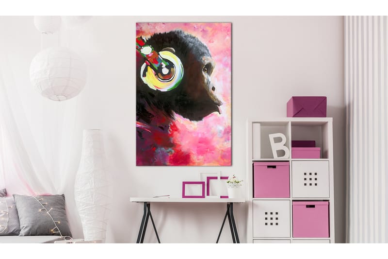 TAVLA Monkey Music 60x90 - Artgeist sp. z o. o. - Inredning & dekor - Tavlor & konst - Canvastavla