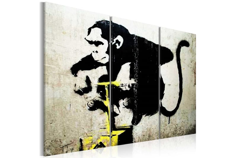Tavla Monkey Tnt Detonator By Banksy 90x60, Artgeist sp. z o. o.