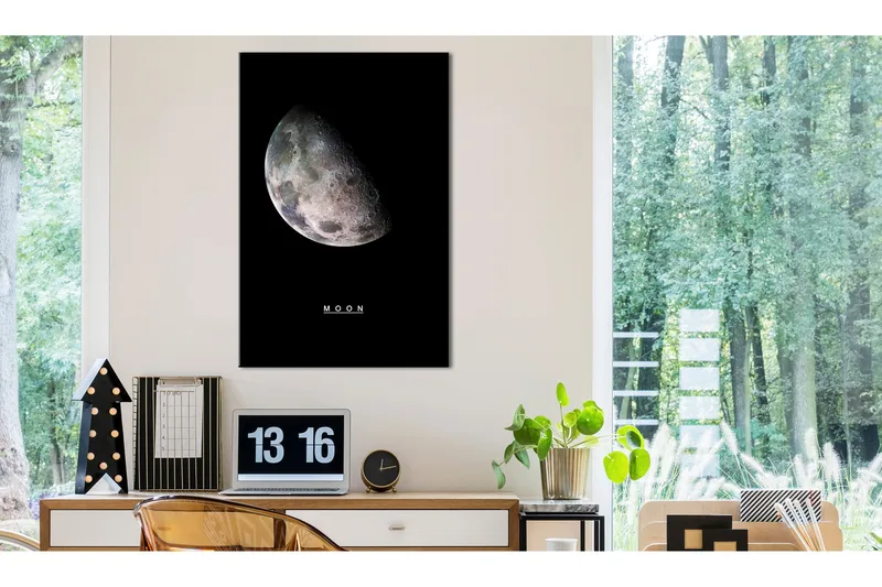 Tavla Moon (1 Part) Vertical 40x60, Artgeist sp. z o. o.