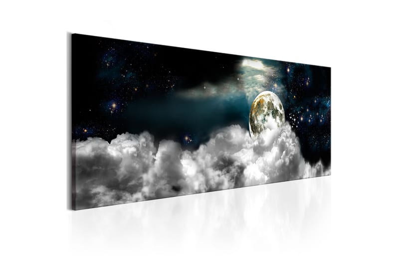 Tavla Moon In The Clouds 135X45 Flerfärgad - Artgeist sp. z o. o. - Inredning & dekor - Tavlor & konst - Canvastavla