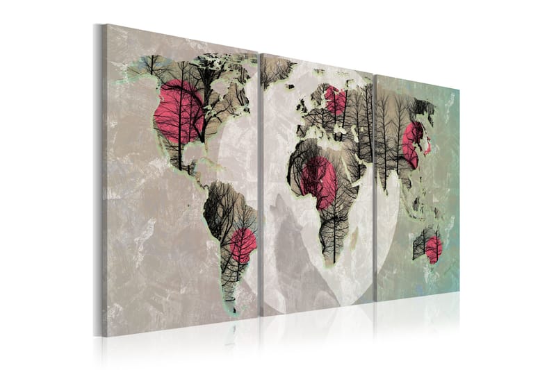 Tavla Moonlight Map 60x30, Artgeist sp. z o. o.
