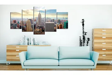Tavla Morning In New York City 200x100 - Artgeist sp. z o. o. - Inredning & dekor - Tavlor & konst - Canvastavla