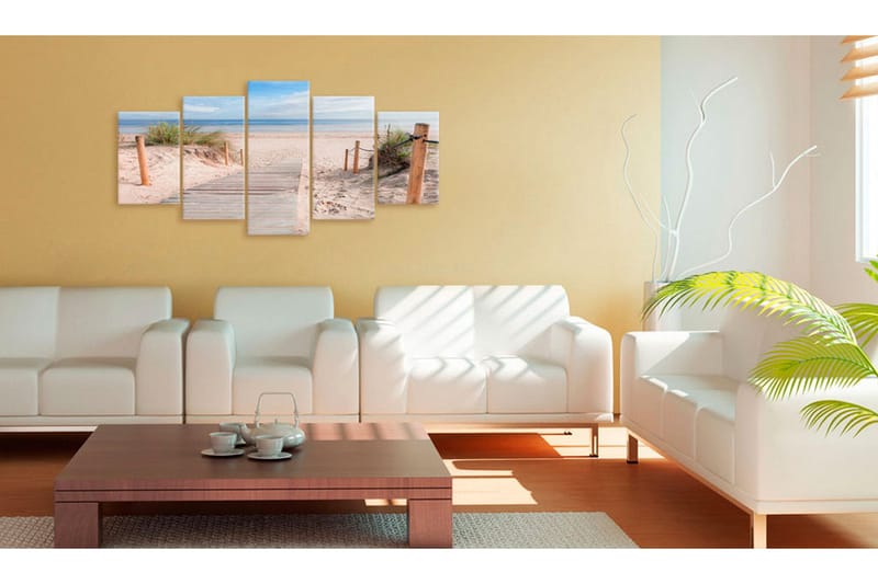 Tavla Morning On The Beach 100x50 - Artgeist sp. z o. o. - Inredning & dekor - Tavlor & konst - Canvastavla
