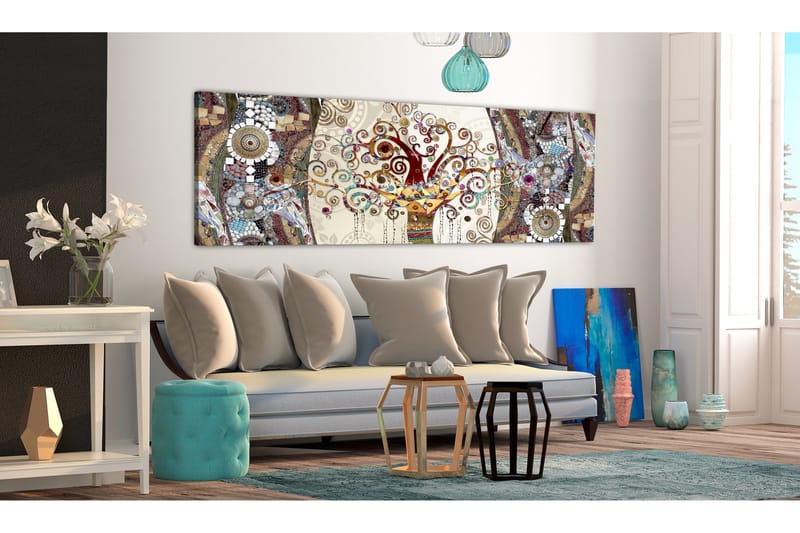 Tavla Mosaic Abstract 120X40 Flerfärgad - Artgeist sp. z o. o. - Inredning & dekor - Tavlor & konst - Canvastavla