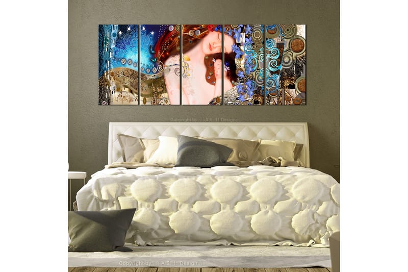 Tavla Mother's Hug 5 Parts Narrow 225x90 - Artgeist sp. z o. o. - Inredning & dekor - Tavlor & konst - Canvastavla