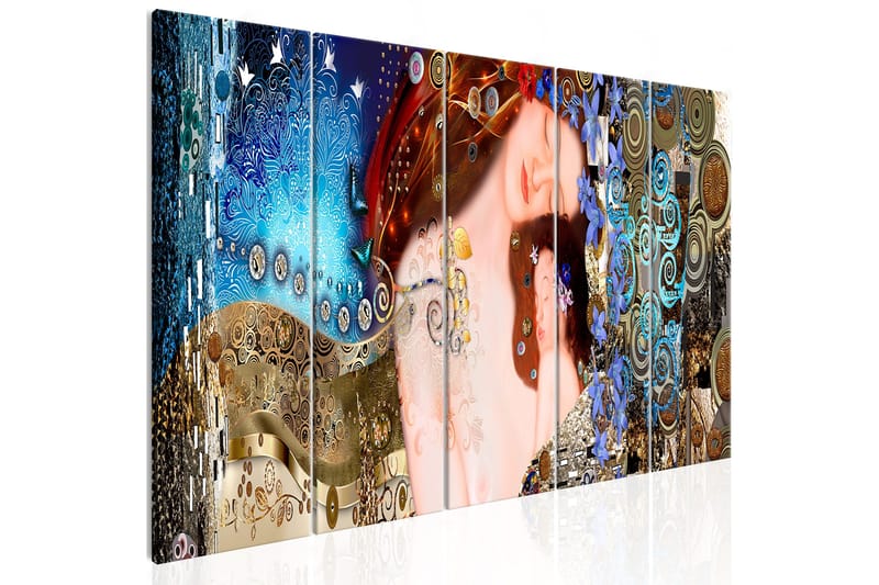 Tavla Mother's Hug 5 Parts Narrow 225x90, Artgeist sp. z o. o.