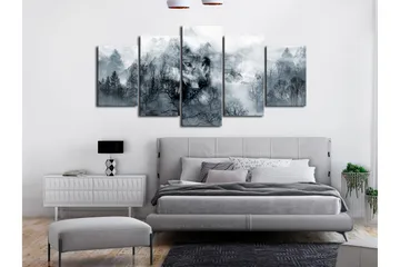 Tavla Mountain Predator 5 Parts Wide 100x50 - Artgeist sp. z o. o. - Inredning & dekor - Tavlor & konst - Canvastavla