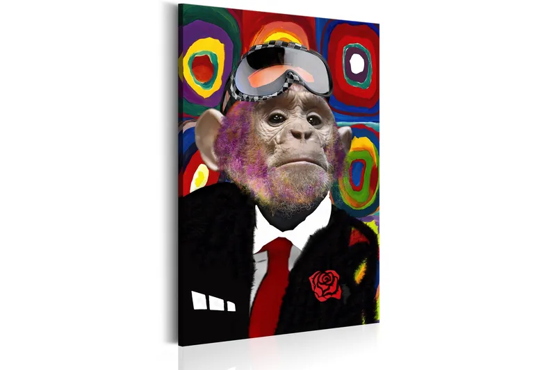 Tavla Mr. Monkey 60x90 - Artgeist sp. z o. o. - Inredning & dekor - Tavlor & konst - Canvastavla