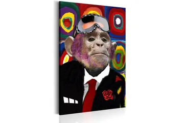 Tavla Mr. Monkey 80x120 - Artgeist sp. z o. o. - Inredning & dekor - Tavlor & konst - Canvastavla