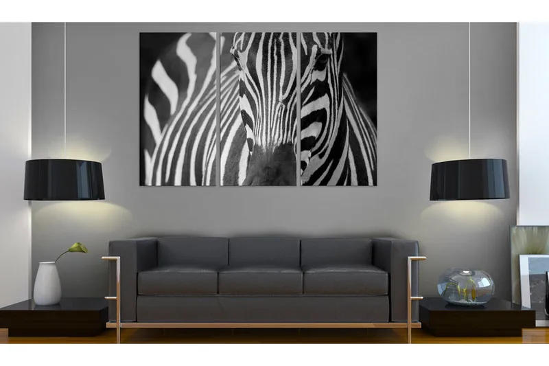 Tavla Mrs Zebra 90x60 - Artgeist sp. z o. o. - Inredning & dekor - Tavlor & konst - Canvastavla