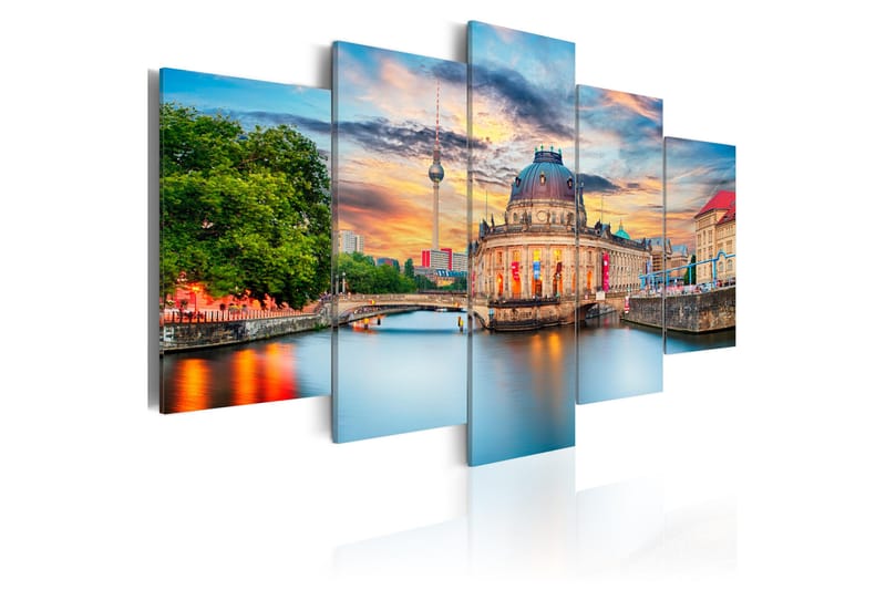 Tavla Museum Island Berlin 200x100 - Artgeist sp. z o. o. - Inredning & dekor - Tavlor & konst - Canvastavla