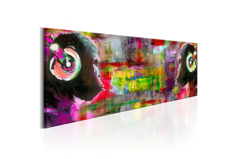 Tavla Musical Duet 120X40 Flerfärgad, Artgeist sp. z o. o.