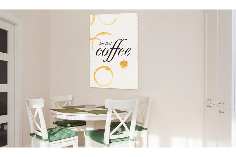 Tavla My Home Coffee 40X60 Flerfärgad|Vit - Artgeist sp. z o. o. - Inredning & dekor - Tavlor & konst - Canvastavla