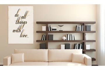 Tavla My Home: Things with love 80x120 cm - Inredning & dekor - Tavlor & konst - Canvastavla
