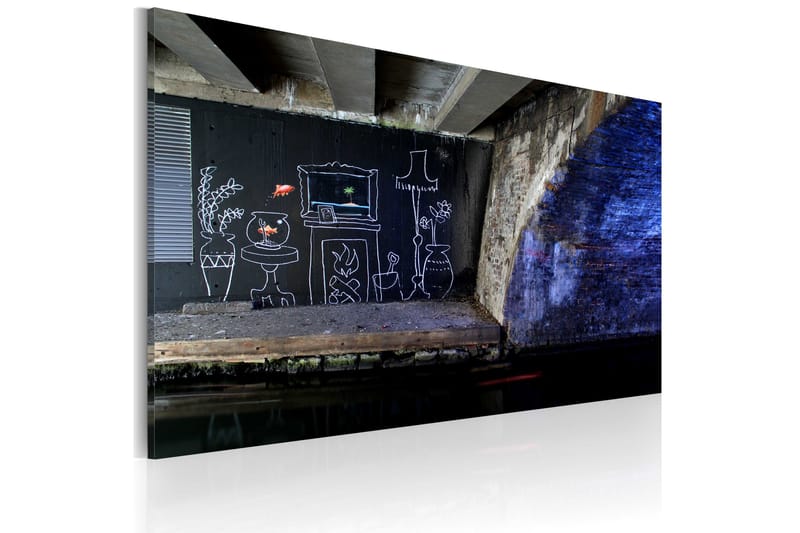 Tavla My Own Piece Of Floor Banksy 60x40 - Artgeist sp. z o. o. - Inredning & dekor - Tavlor & konst - Canvastavla