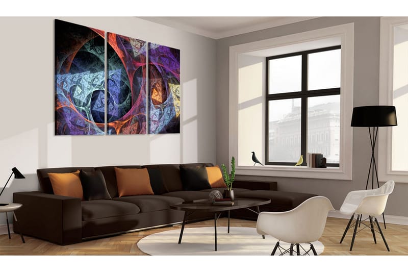 Tavla Mysterious colors abstraction 90x60 - Artgeist sp. z o. o. - Inredning & dekor - Tavlor & konst - Canvastavla