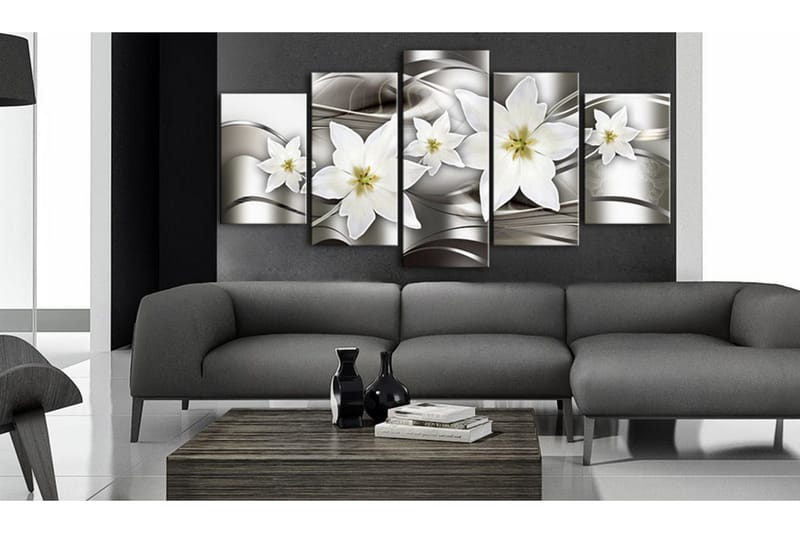 Tavla Mysterious Lilies 100x50 - Artgeist sp. z o. o. - Inredning & dekor - Tavlor & konst - Canvastavla