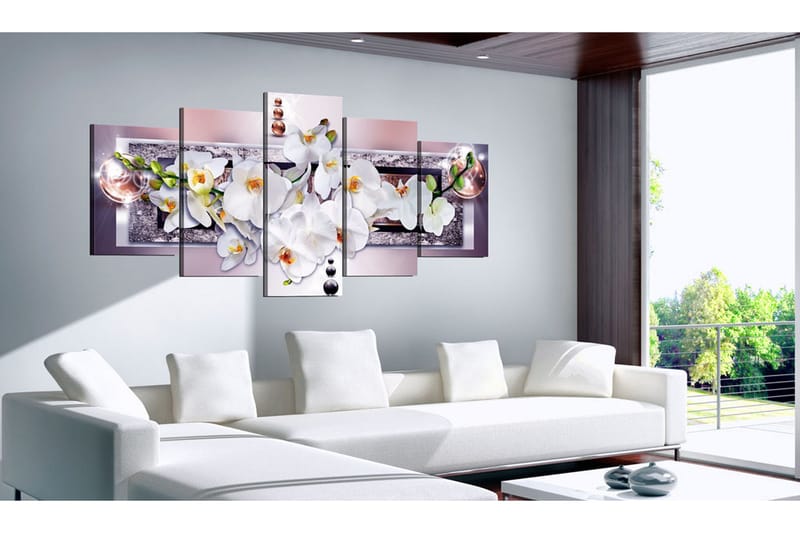Tavla Mysterious Orchid 200x100 - Artgeist sp. z o. o. - Inredning & dekor - Tavlor & konst - Canvastavla