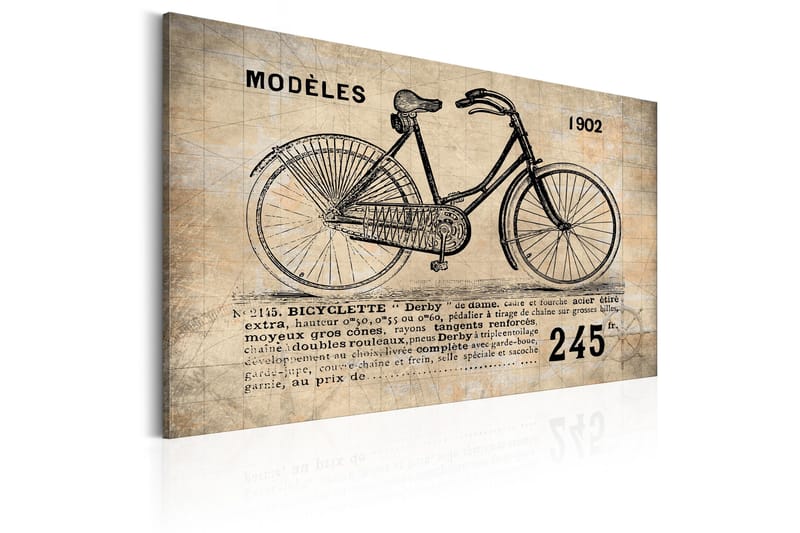 Tavla N° 1245 Bicyclette 120x80 cm