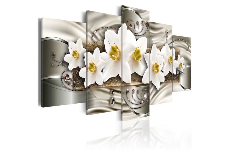 Tavla Narcissi 100X50 Vit, Artgeist sp. z o. o.