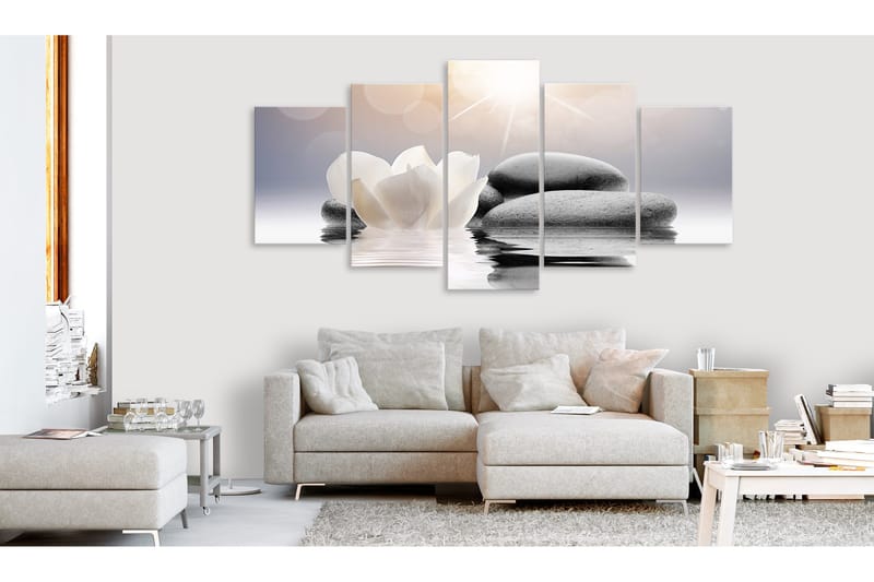 Tavla Natural Lightness 5 Parts Wide 200x100 - Artgeist sp. z o. o. - Inredning & dekor - Tavlor & konst - Canvastavla