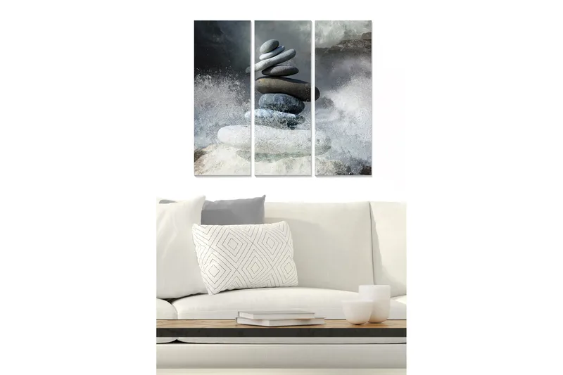 Tavla Nautical 3-pack Flerfärgad, 20x50 cm