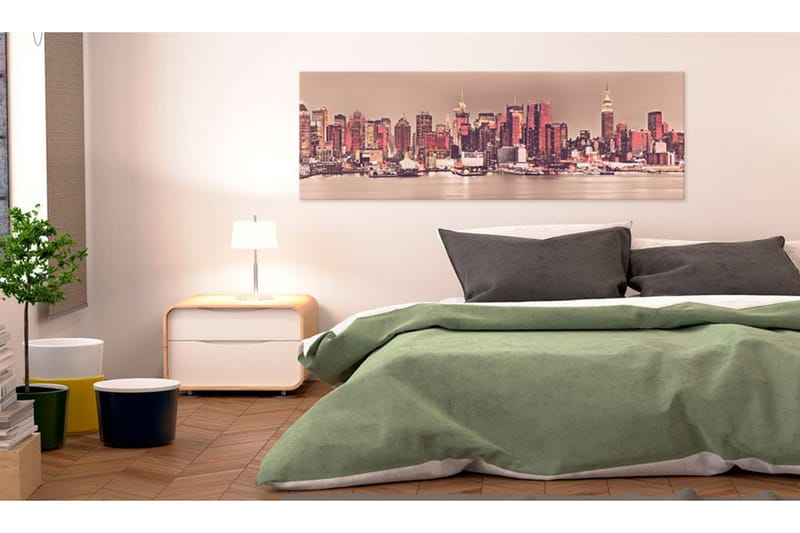 Tavla New York City Of Light 135x45 - Artgeist sp. z o. o. - Inredning & dekor - Tavlor & konst - Canvastavla