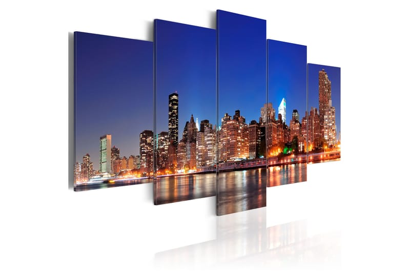 TAVLA New York In Close-Up 100x50 - Artgeist sp. z o. o. - Inredning & dekor - Tavlor & konst - Canvastavla