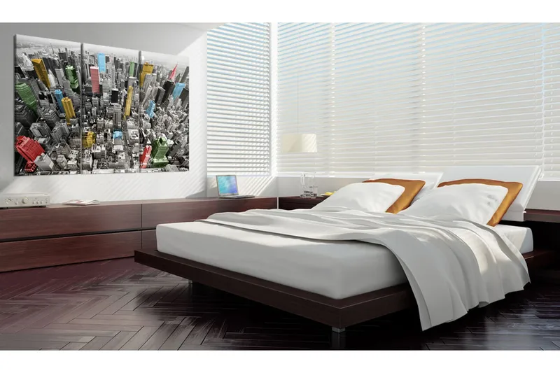 Tavla New York In The Cmyk Color Model 60x40 - Artgeist sp. z o. o. - Inredning & dekor - Tavlor & konst - Canvastavla