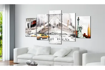 Tavla New York In The Fog 100x50 - Artgeist sp. z o. o. - Inredning & dekor - Tavlor & konst - Canvastavla