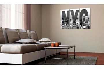 Tavla New York (svart och vitt) 90x60 - Artgeist sp. z o. o. - Inredning & dekor - Tavlor & konst - Canvastavla