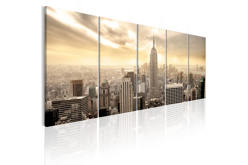Tavla New York View On Manhattan 225X90 Flerfärgad|Vit, Artgeist sp. z o. o.