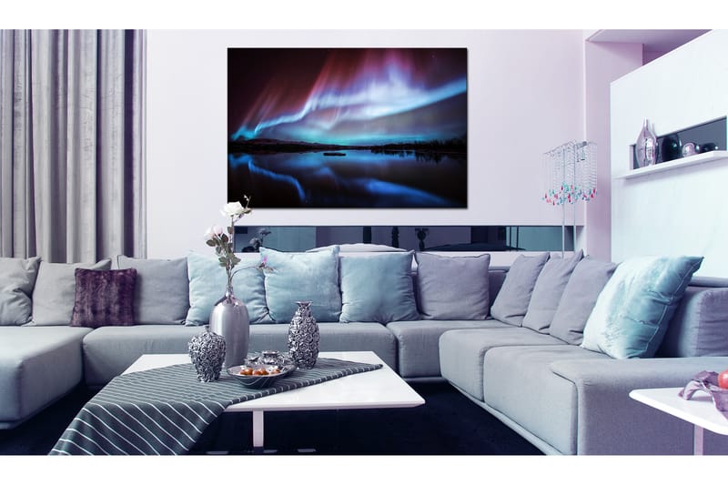 Tavla Night Light 90X60 Blå - Artgeist sp. z o. o. - Inredning & dekor - Tavlor & konst - Canvastavla