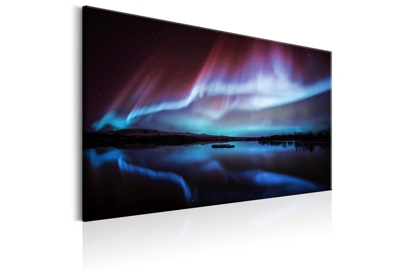Tavla Night Light 90X60 Blå, Artgeist sp. z o. o.