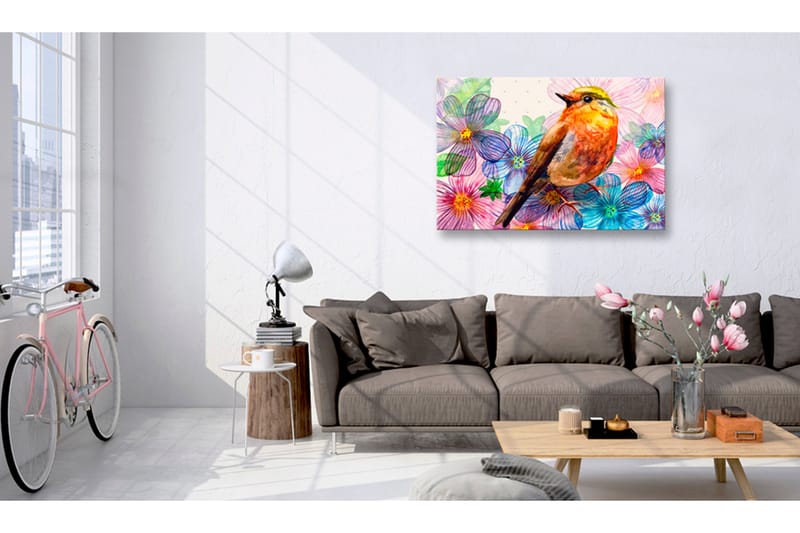 TAVLA Nightingale's Song 120x80 - Artgeist sp. z o. o. - Inredning & dekor - Tavlor & konst - Canvastavla