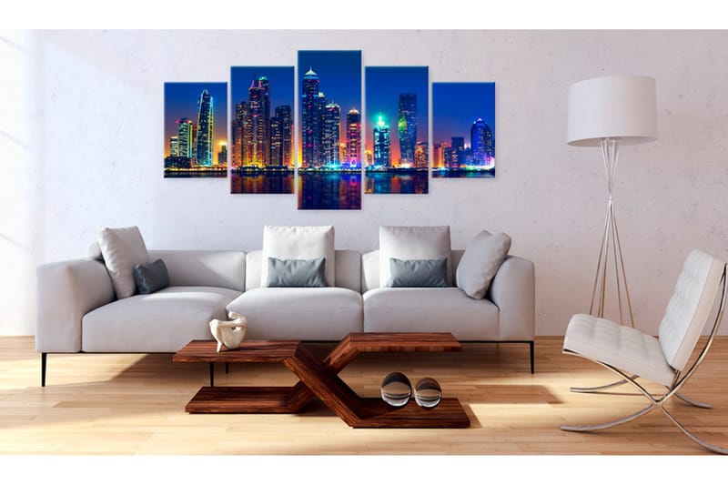 Tavla Nights In Dubai 200x100 - Artgeist sp. z o. o. - Inredning & dekor - Tavlor & konst - Canvastavla
